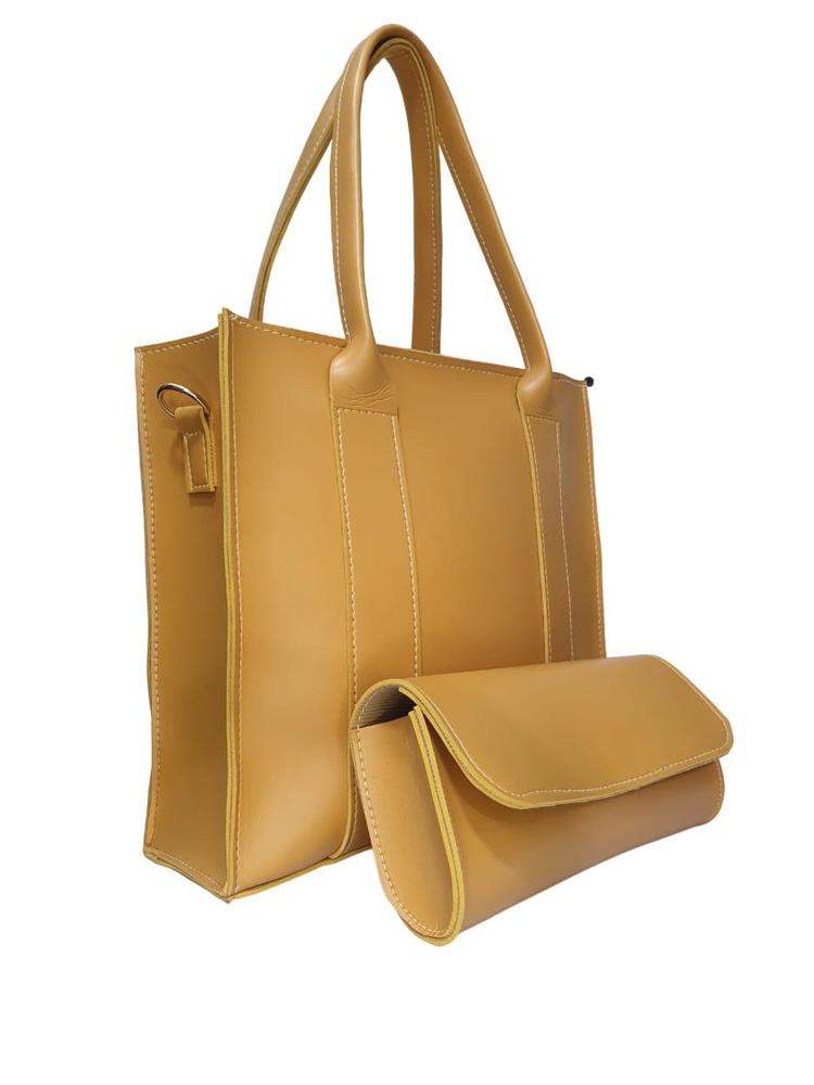 Women's PU Leather Plain Shoulder Bag