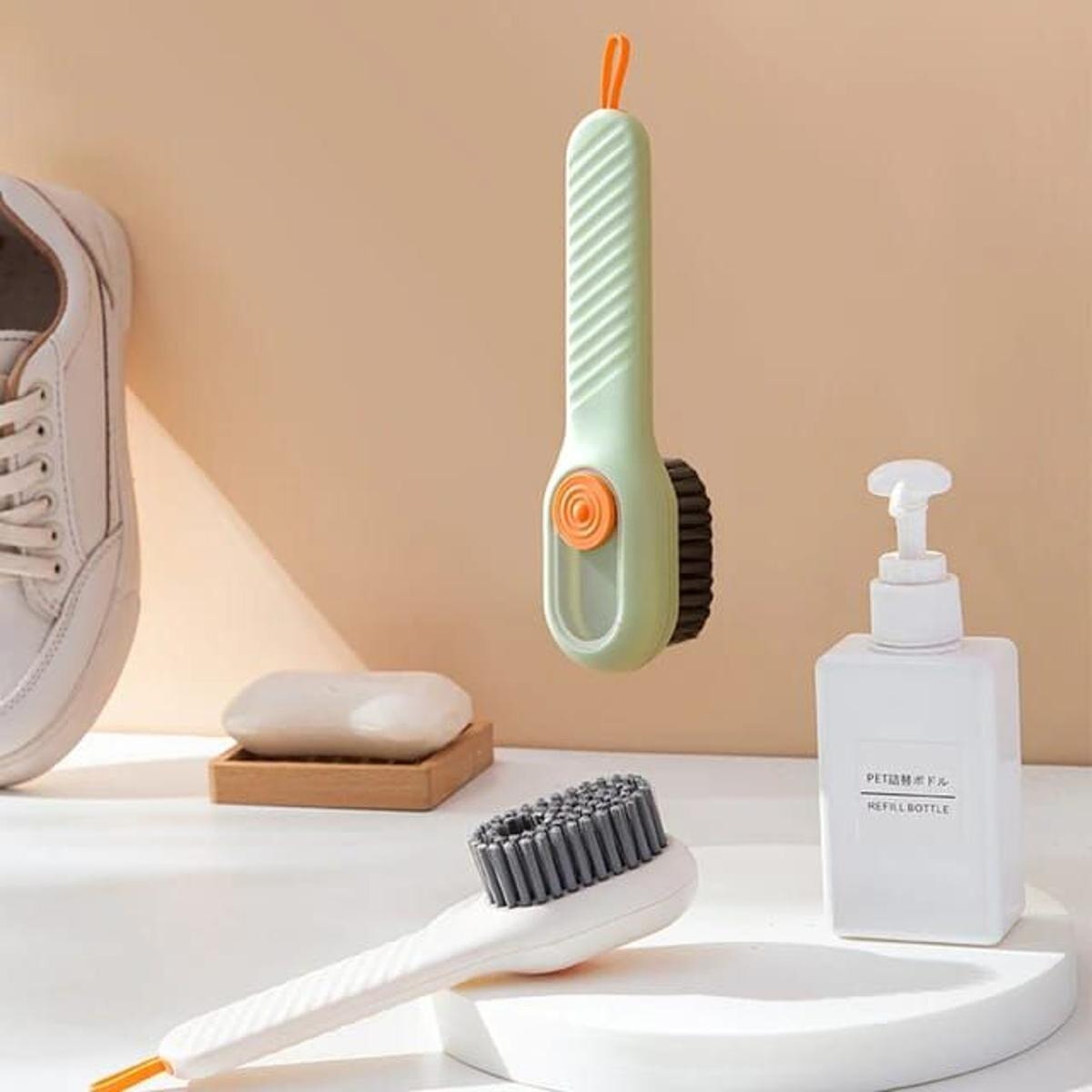 Multifunctional Cleaning Brush with Liquid Compartment Trendy Nest 