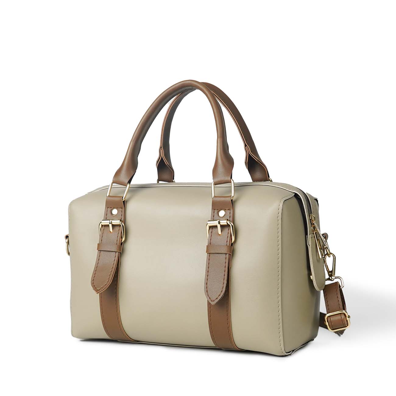 Fly bag beige & brown